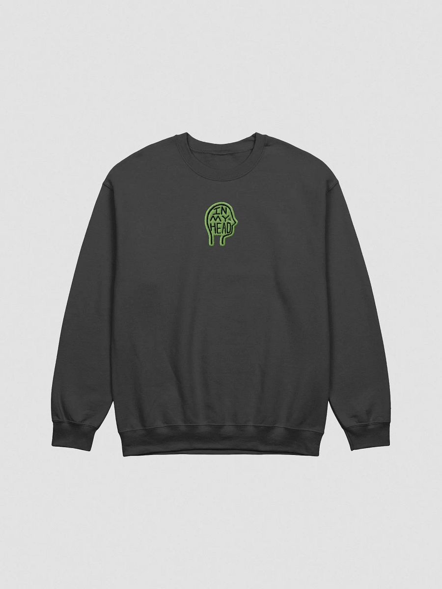 In My Head embroidered crewneck (green contrast design) product image (2)