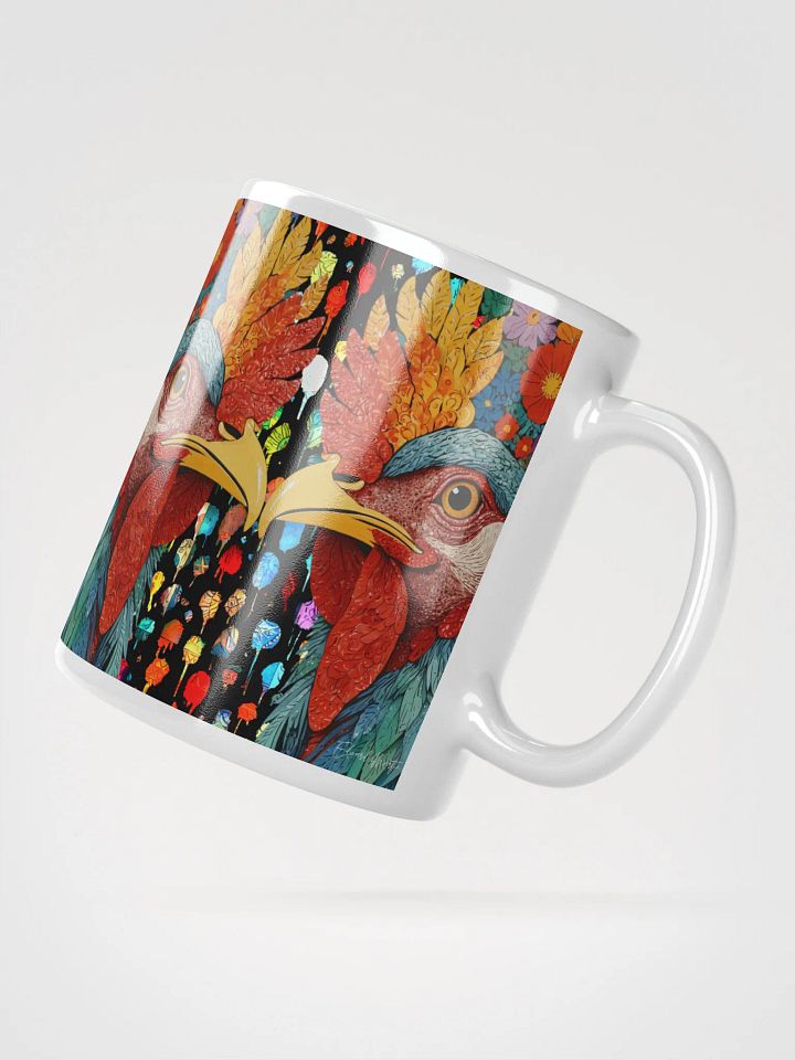 Symmetrical Rooster Rivalry Mug product image (4)