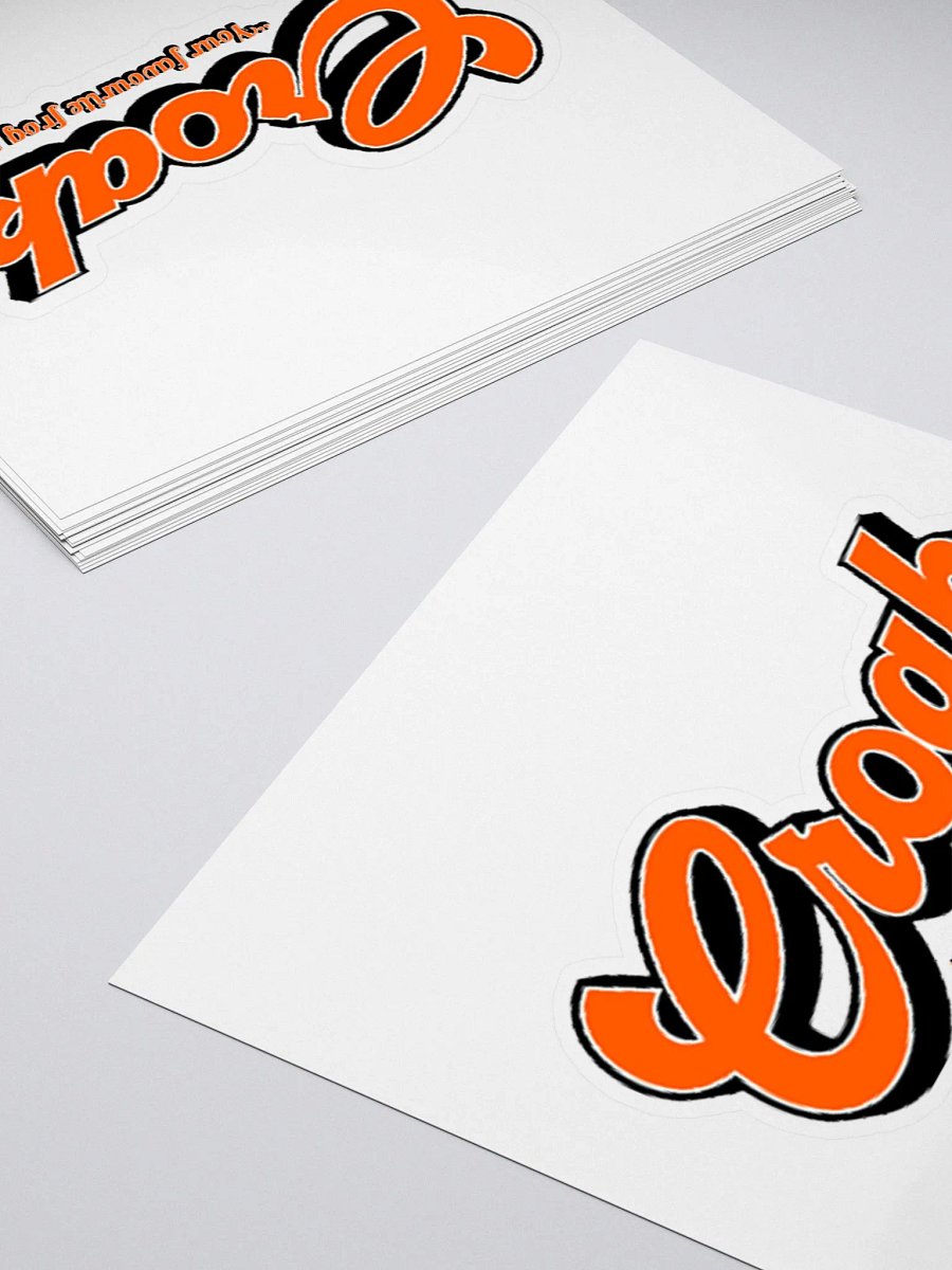 Croak 2024 Text Logo Sticker product image (4)