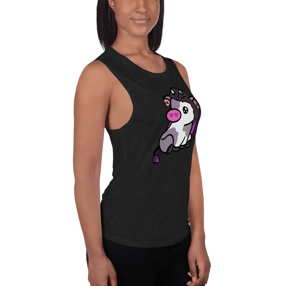 Reyna Cow (Front Only) Womens Tank Top product image (4)