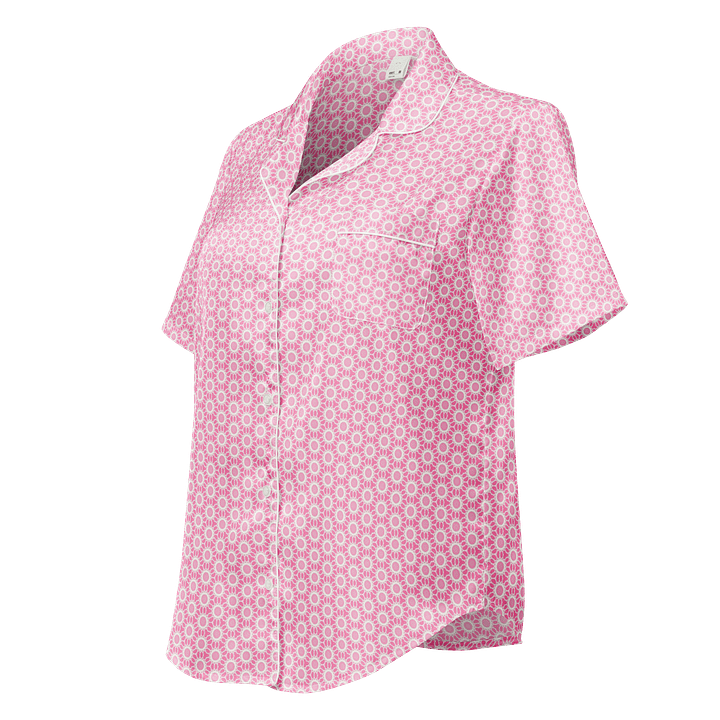 Old Lace Short Sleeve Pajama Top product image (1)
