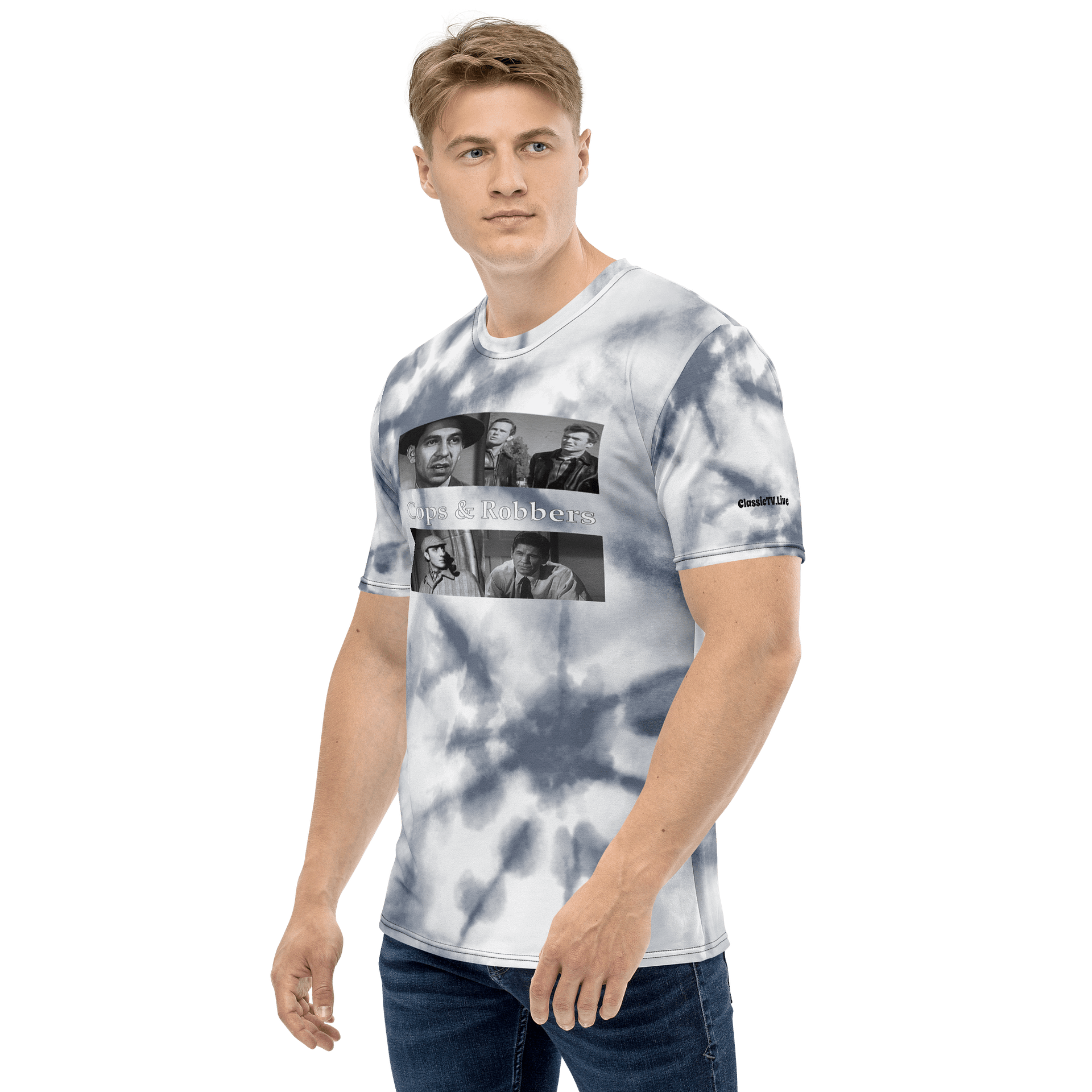 "Turbid" Cops & Robbers Collage T-Shirt product image (1)