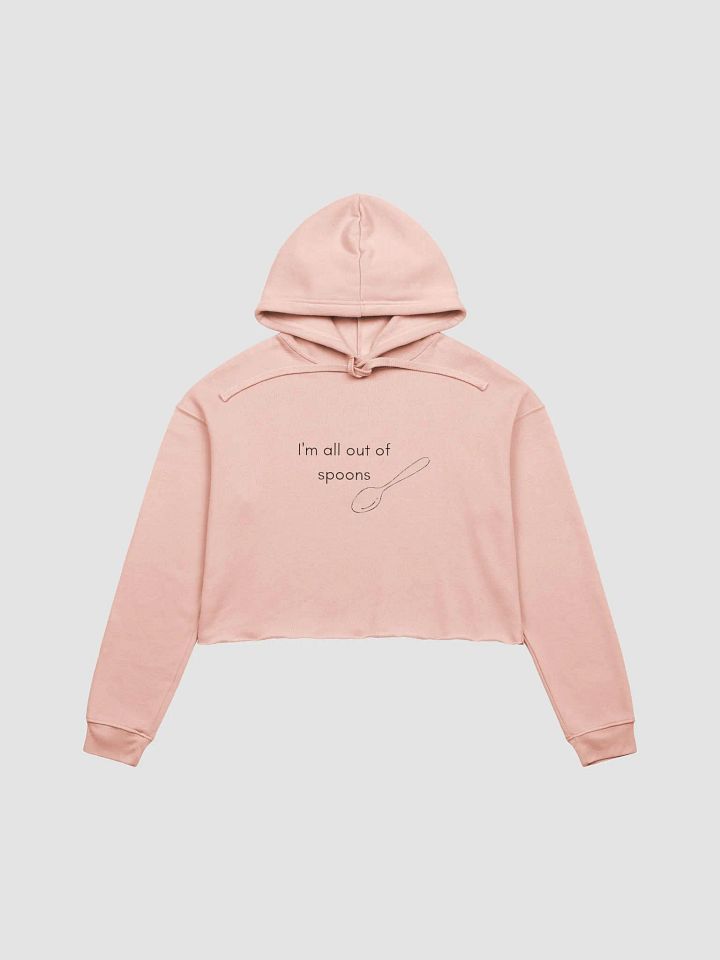 Sporking Tired Crop Hoodie product image (2)