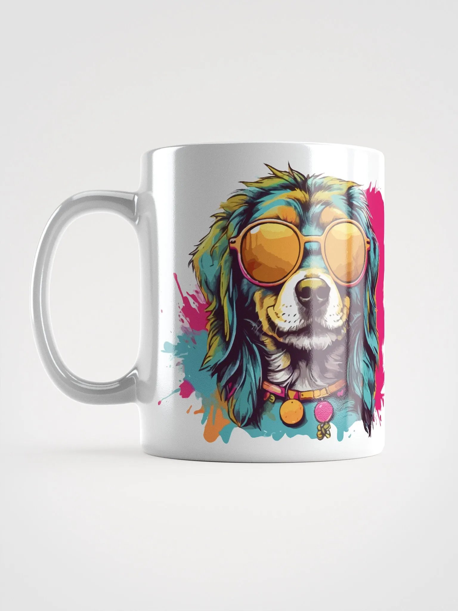 Hippie Dog 1 , Mug product image (12)