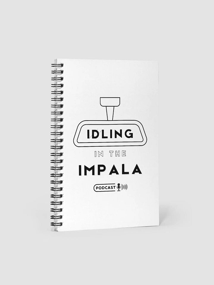 Idling in the Impala - White Notebook product image (1)