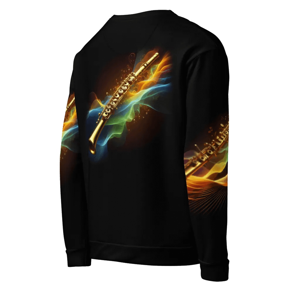 Golden Flute Musical Instrument - All-Over Unisex Sweatshirt #15 product image (5)