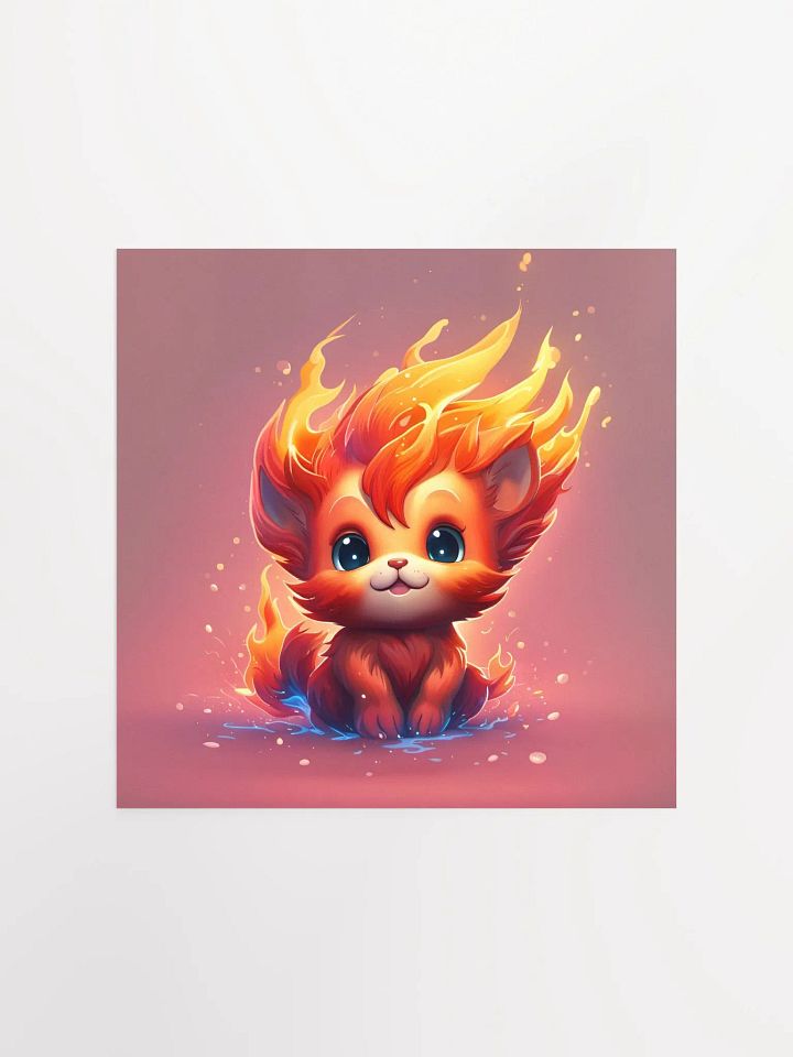Fire Cat Poster product image (1)