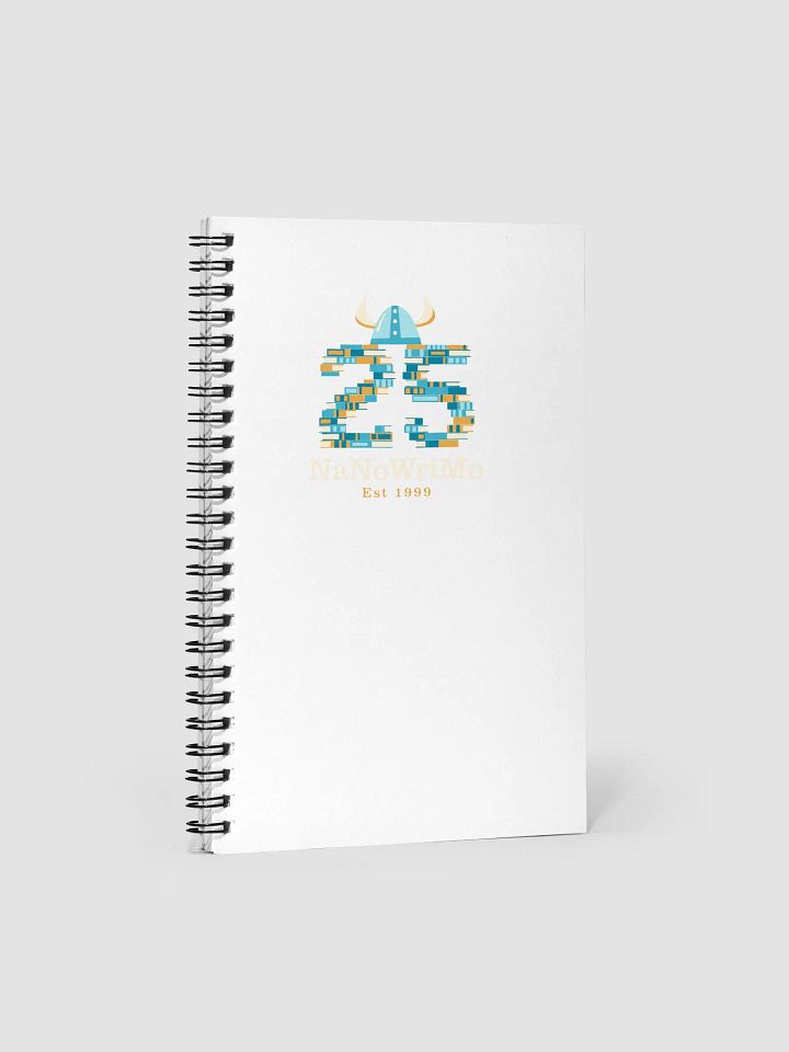 NaNoWriMo Spiral-Bound 25th Anniversary Notebook product image (1)