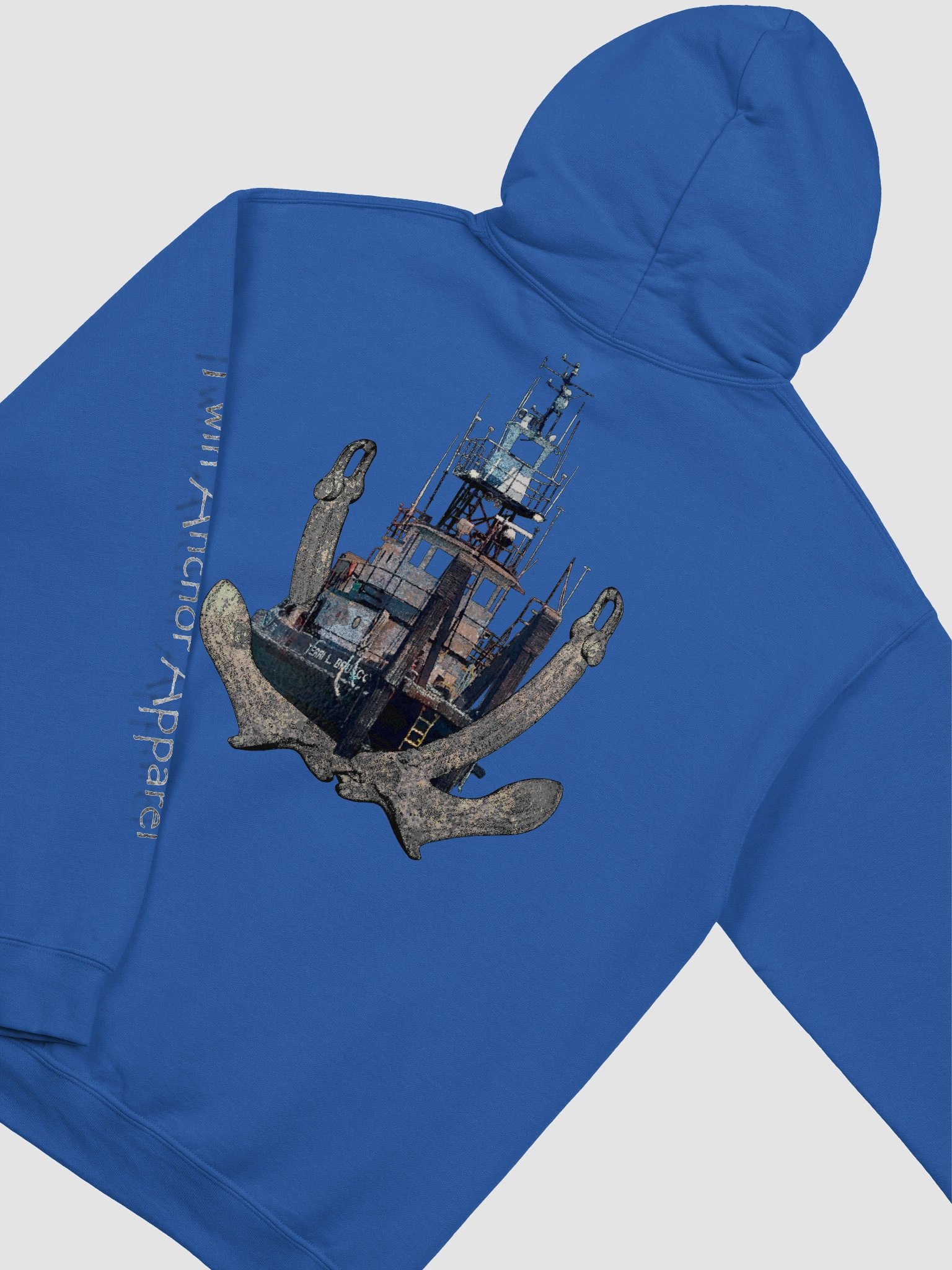 Twin Anchor & Terri L. Brusco - Sleeve Twin Anchor Hoodie product image (1)