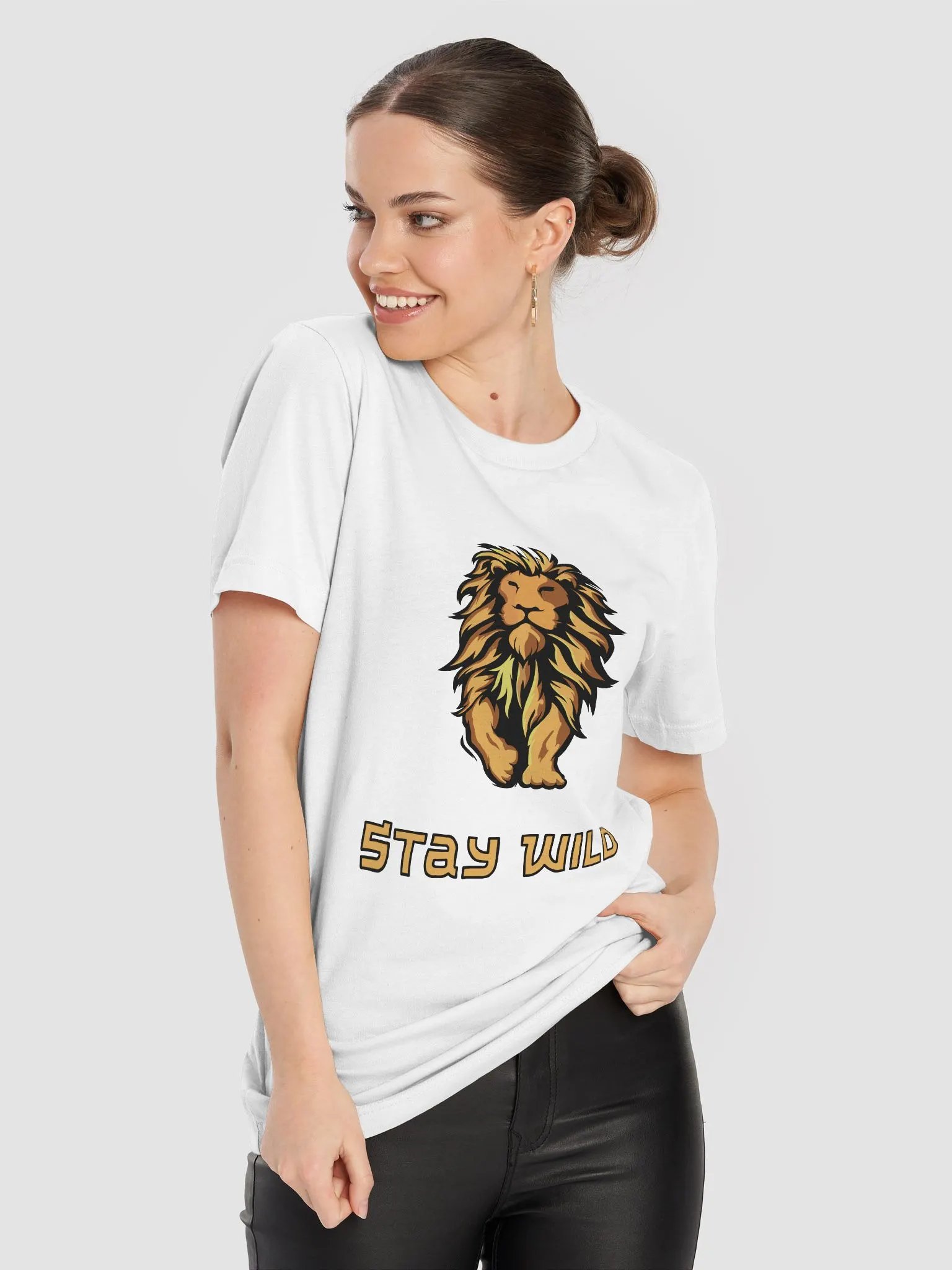 Stay Wild: Embrace the Lion Within Regular Fit T-shirt product image (8)