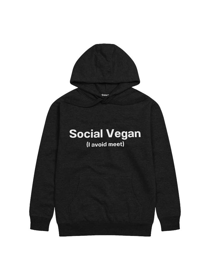 Social Vegan (I avoid meet) Unisex Hoodie product image (1)