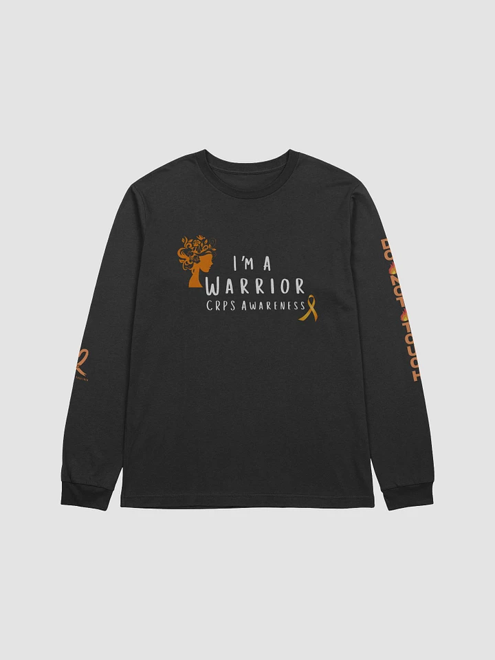 I'm a Warrior CRPS Awareness Do Not Touch LEFT Arm 'Supersoft' Long Sleeve Shirt (Feminine Design- Unisex fit) product image (1)
