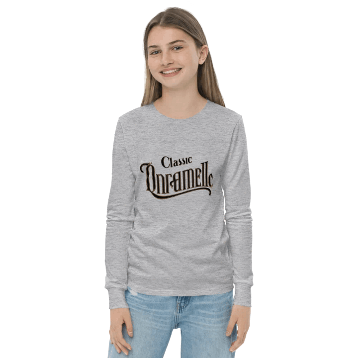 Classic Qnramelle Youth Long Sleeve Tee product image (8)