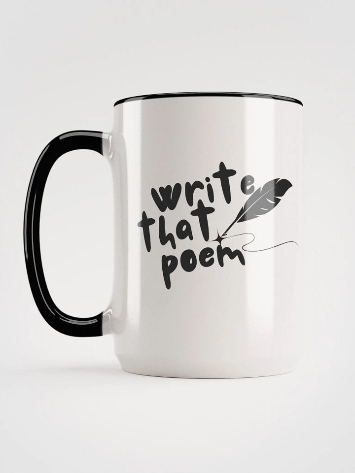 Write That Poem Two-Tone Ceramic Mug product image (2)