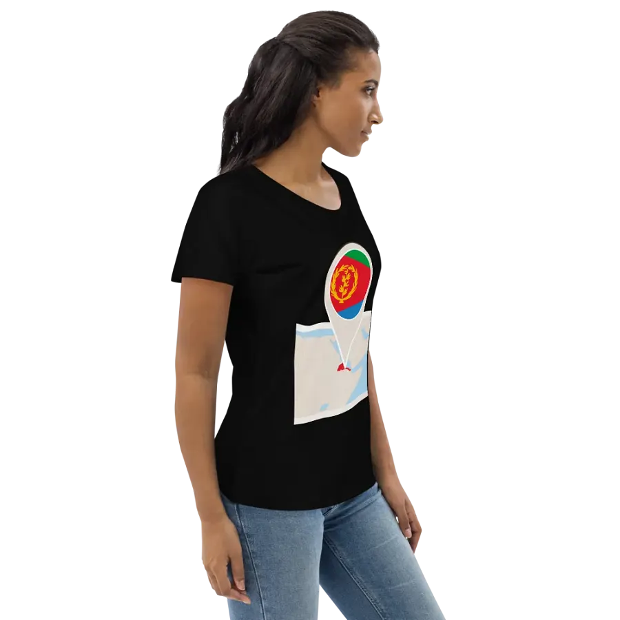 Eco-Friendly Flag Pin Women's Tee product image (6)