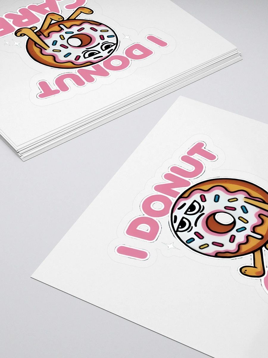 I Donut Care Sticker Set product image (4)