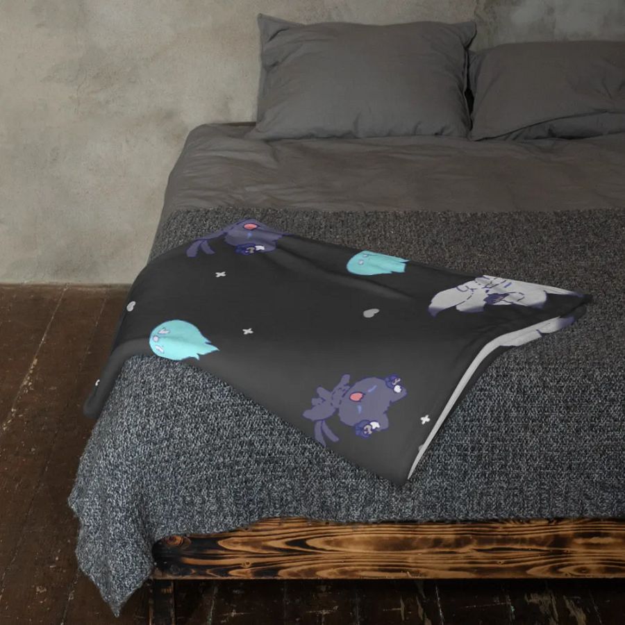 meiya, meinya & wisps blanket (black) product image (11)