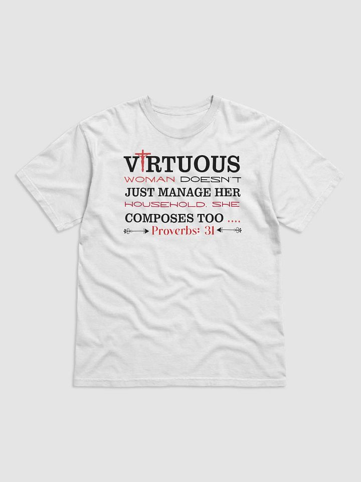 Virtuous Woman Inspirational Comfort Colors T-shirt product image (11)