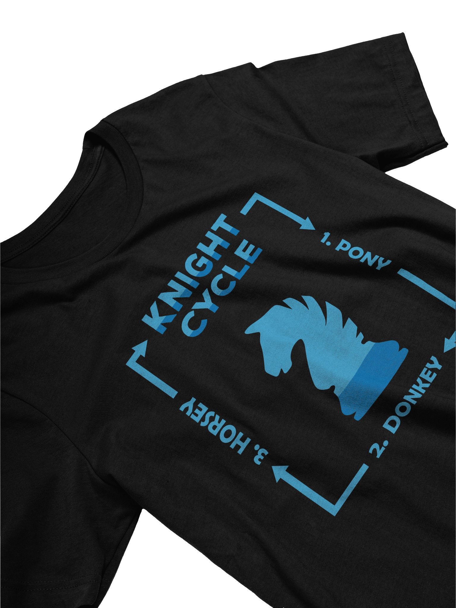 Knight Cycle Chess T-shirt product image (3)