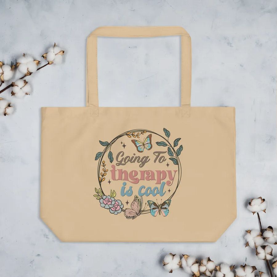 Going To Therapy Is Cool Tote product image (3)