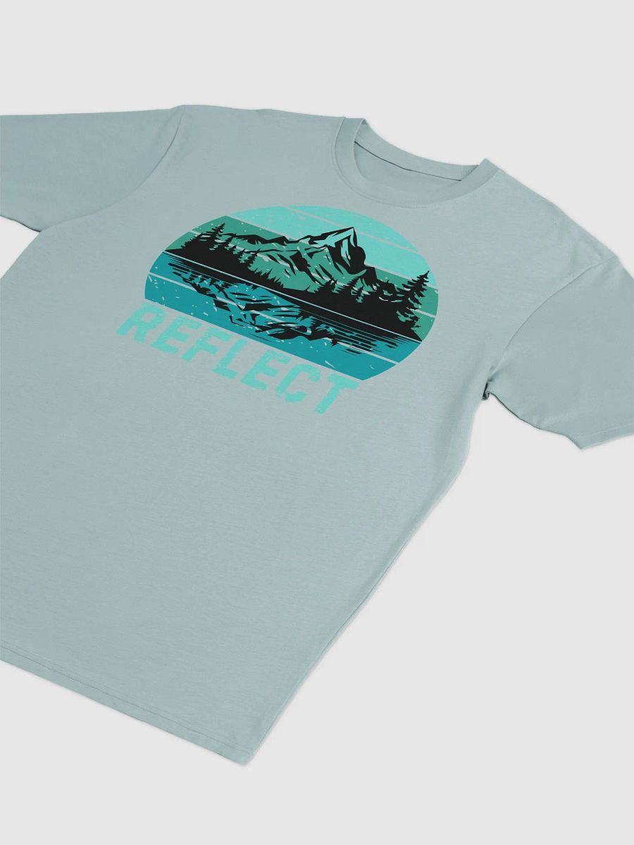 Reflect Vintage Sunset Mountain Lake Forest T-shirt product image (3)