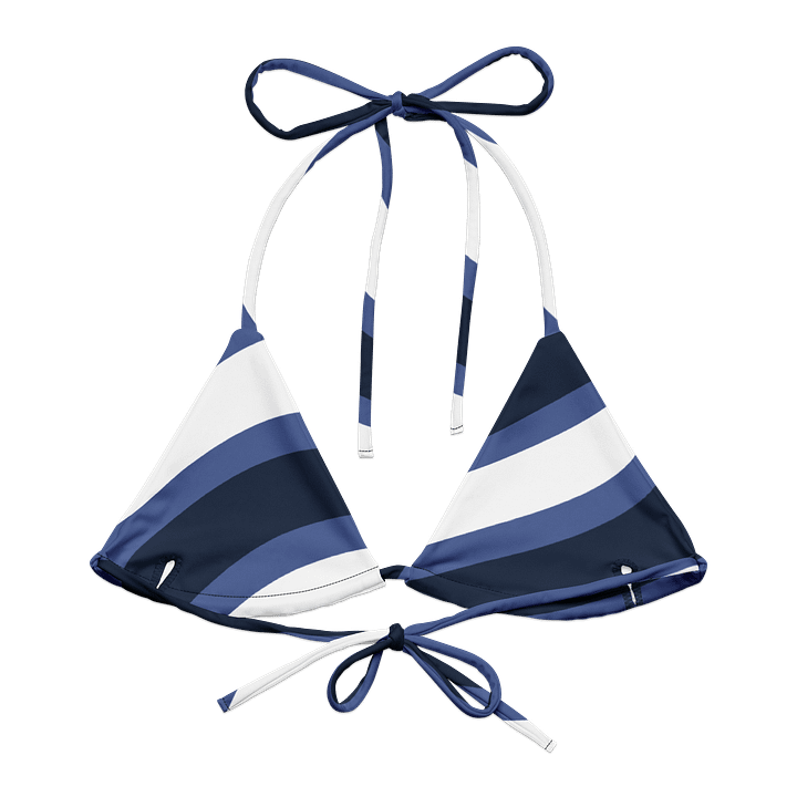 Flowing Waves Recycled Bikini Top product image (1)