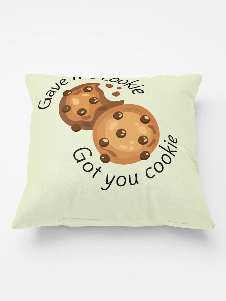 New Girl Quote Pillow – “Gave Me Cookie” All-Over Print TV Fan Decor product image (1)