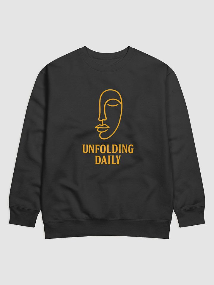 Unfolding Daily Minimalist Face Sweatshirt product image (2)