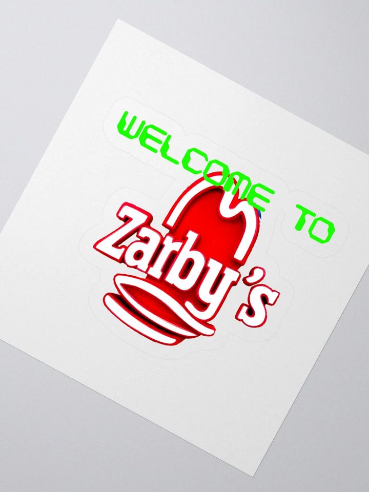 Welcome to Zarby's sticker product image (2)
