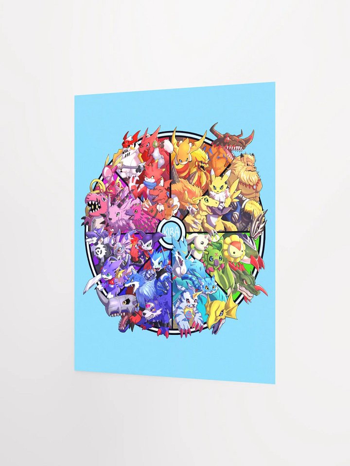 Digimon Colour Wheel Poster product image (2)