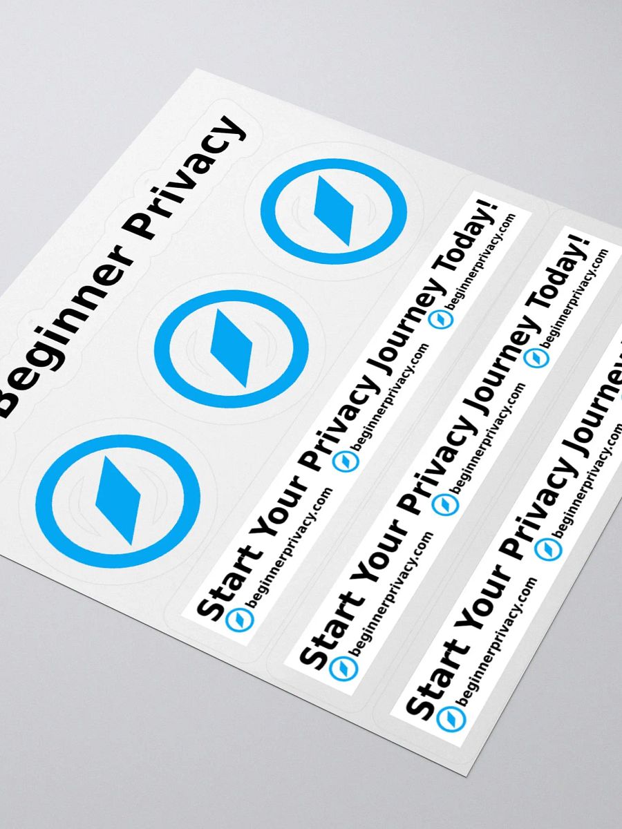 Beginner Privacy Kiss-Cut Stickers product image (5)