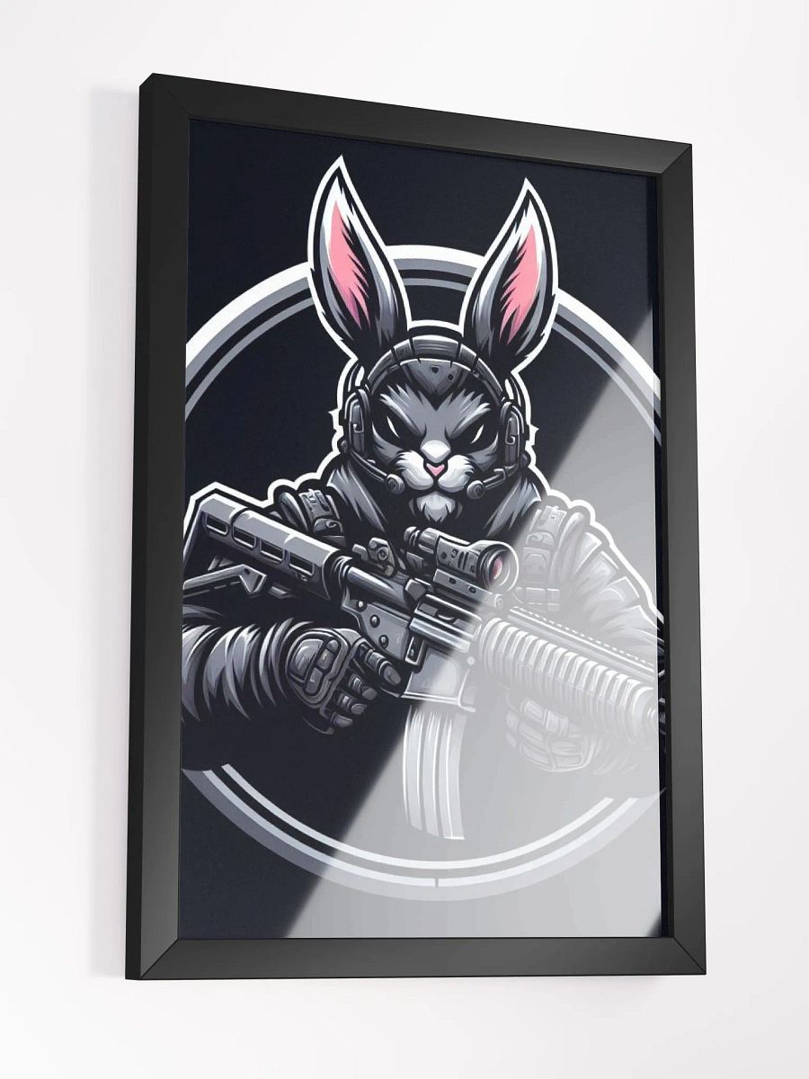 badass rabbit poster product image (3)
