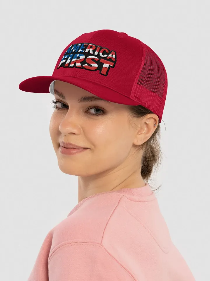 Trucker Cap: America First product image (2)