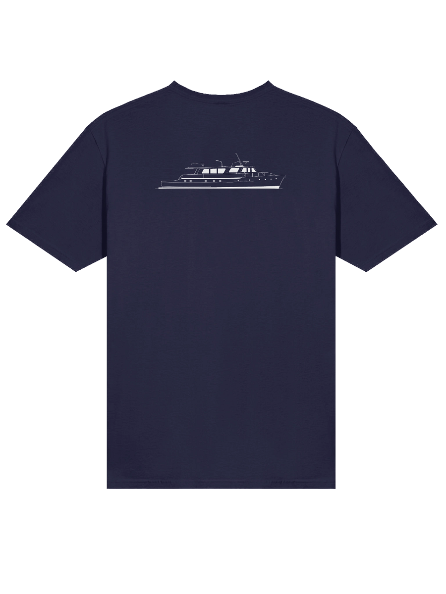 T-Shirt – Tangaroa Boat Outline product image (4)