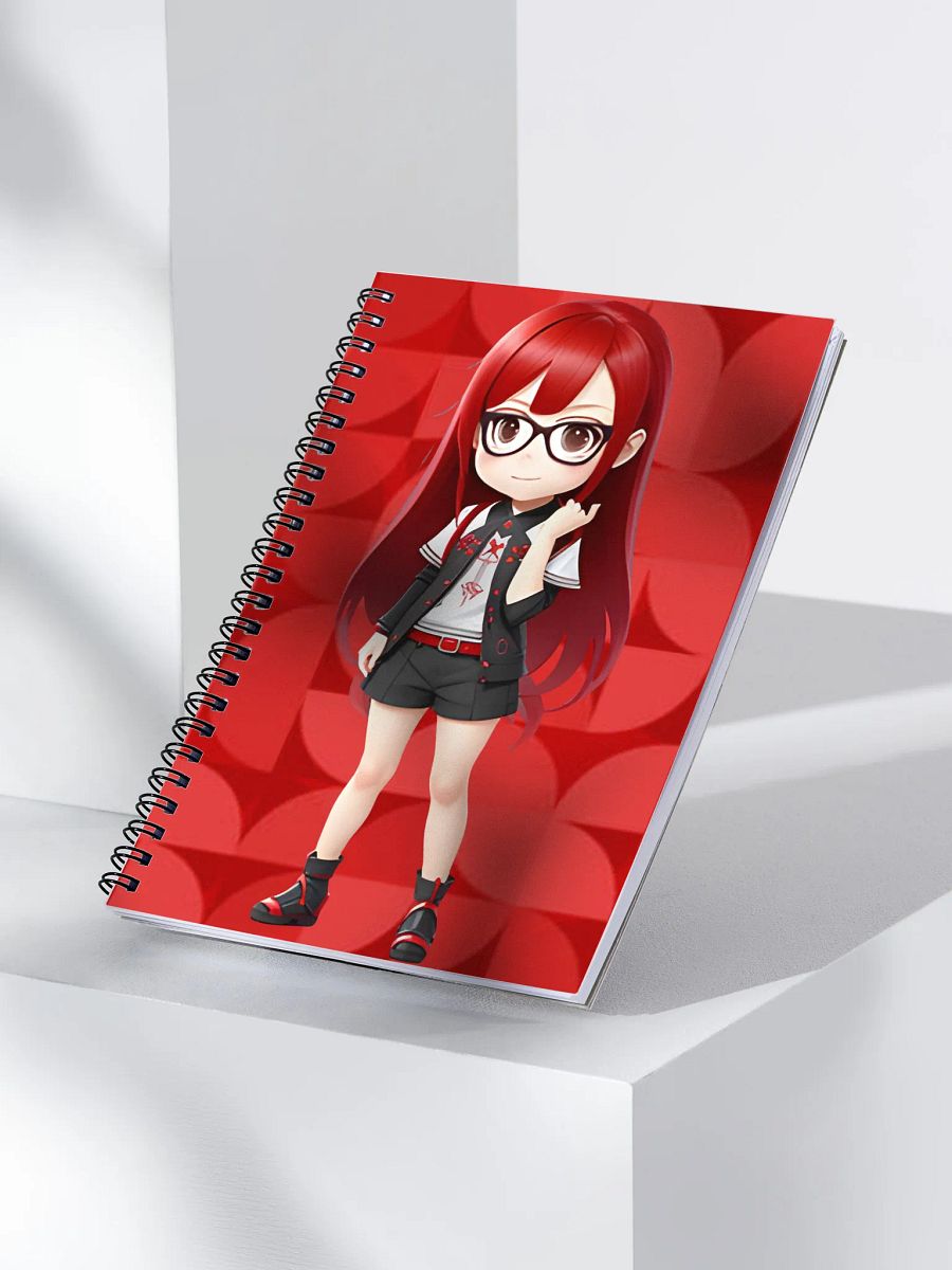 (RED CHIBI) K Spiral Notebook product image (3)