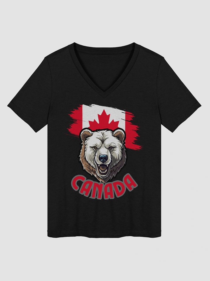 Canadian Bear V-Neck Tee product image (1)