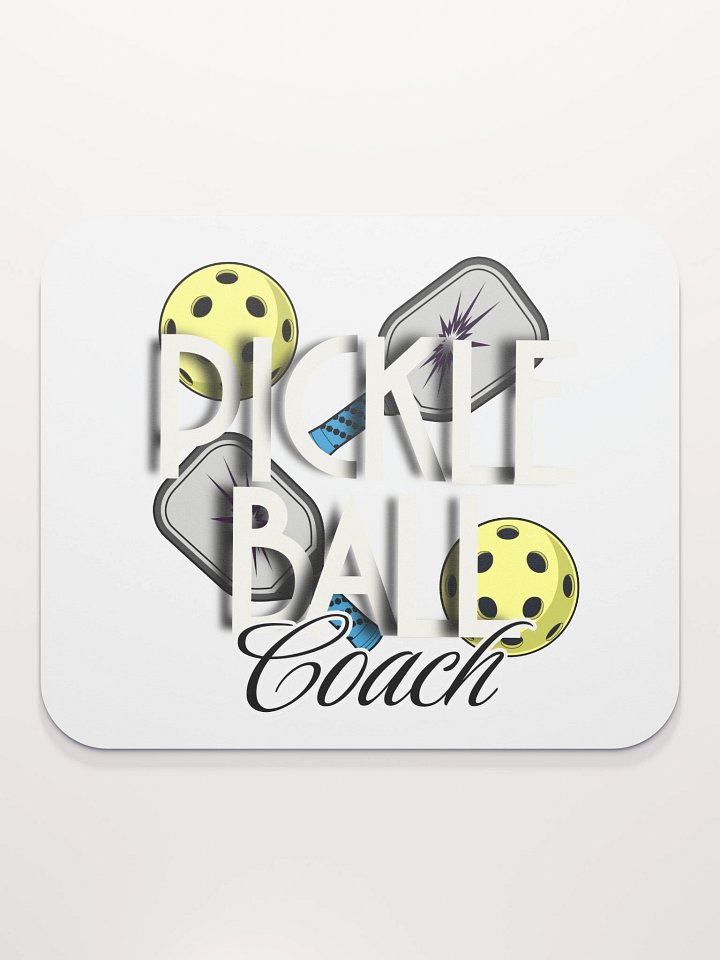 Pickleball Coach Reflective Classic Mouse Pad product image (1)