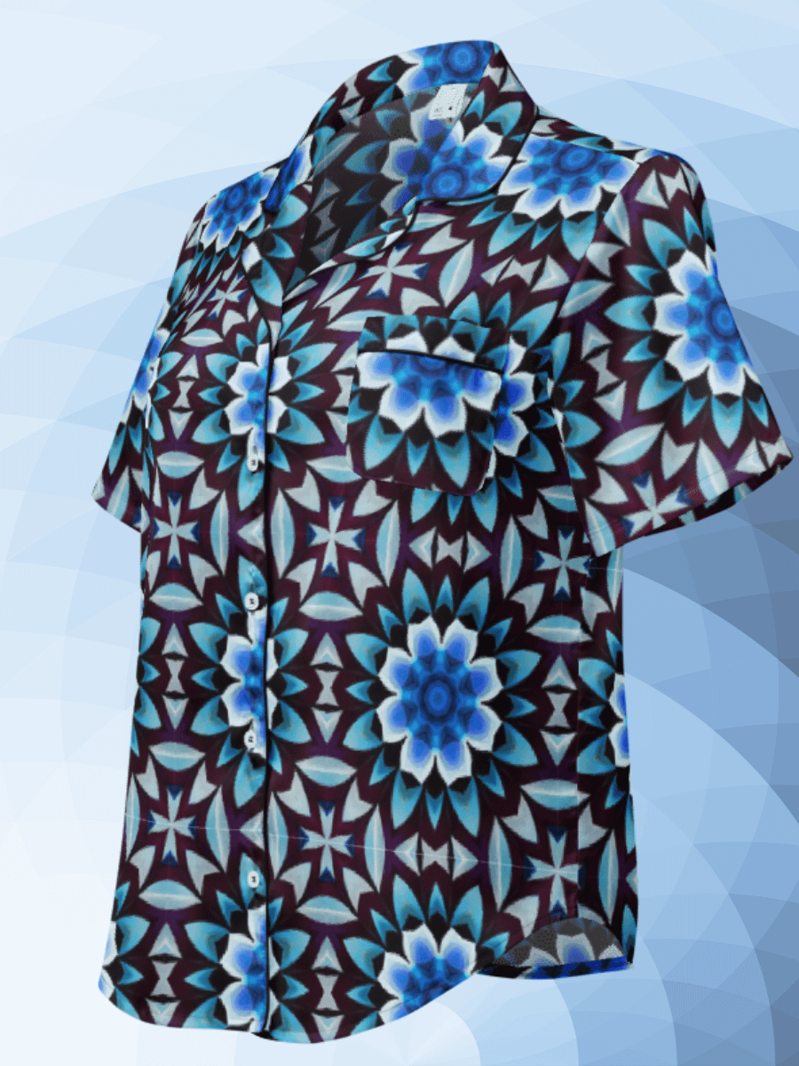 Chic Comfort: Silky Short Sleeve Pyjama Top product image (1)
