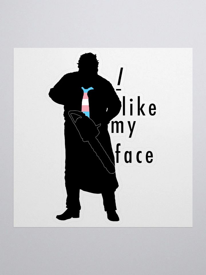 Transgender Leatherface Sticker product image (1)
