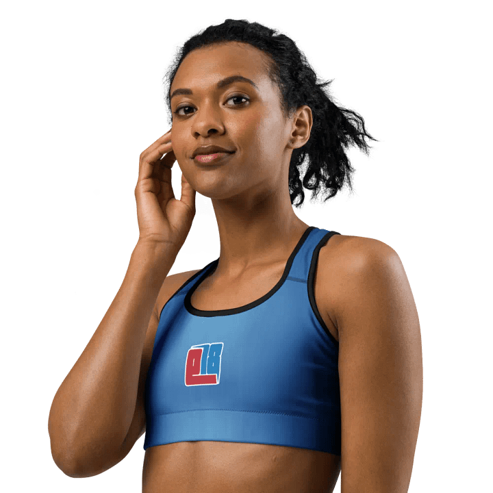 E18 All-Over Print Sports Bra product image (1)