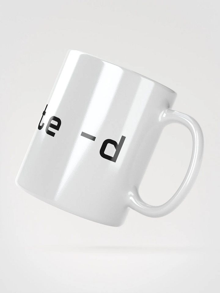 caffeinate -d mug - 100% ceramic product image (2)