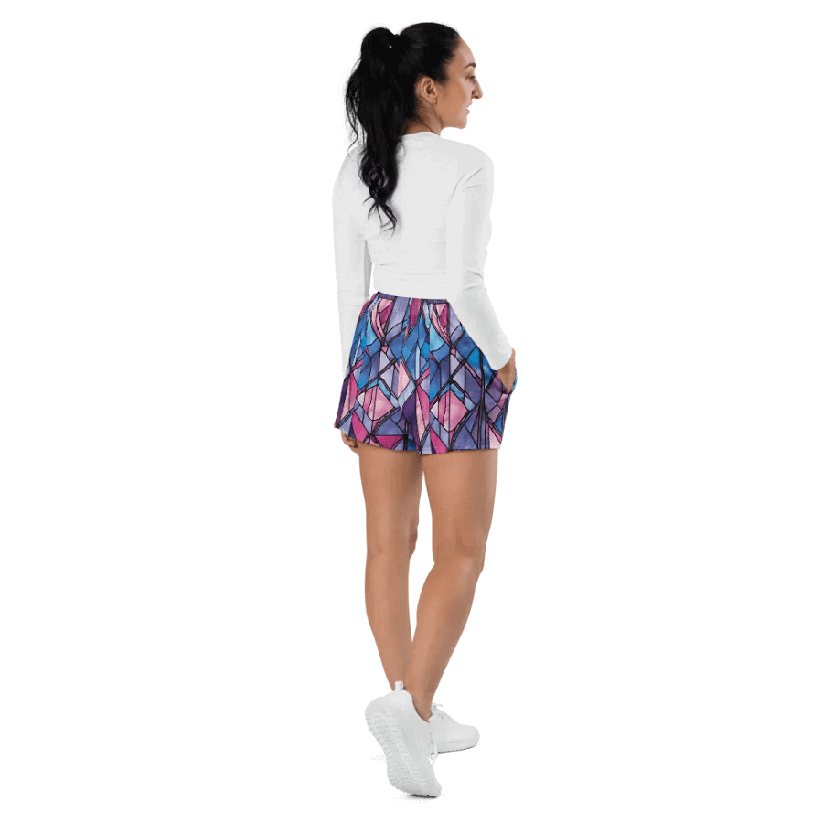 Symmetrical Splendor Athletic Shorts product image (7)