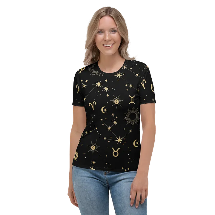 Cosmic Zodiac Dreams Women's T-Shirt product image (2)