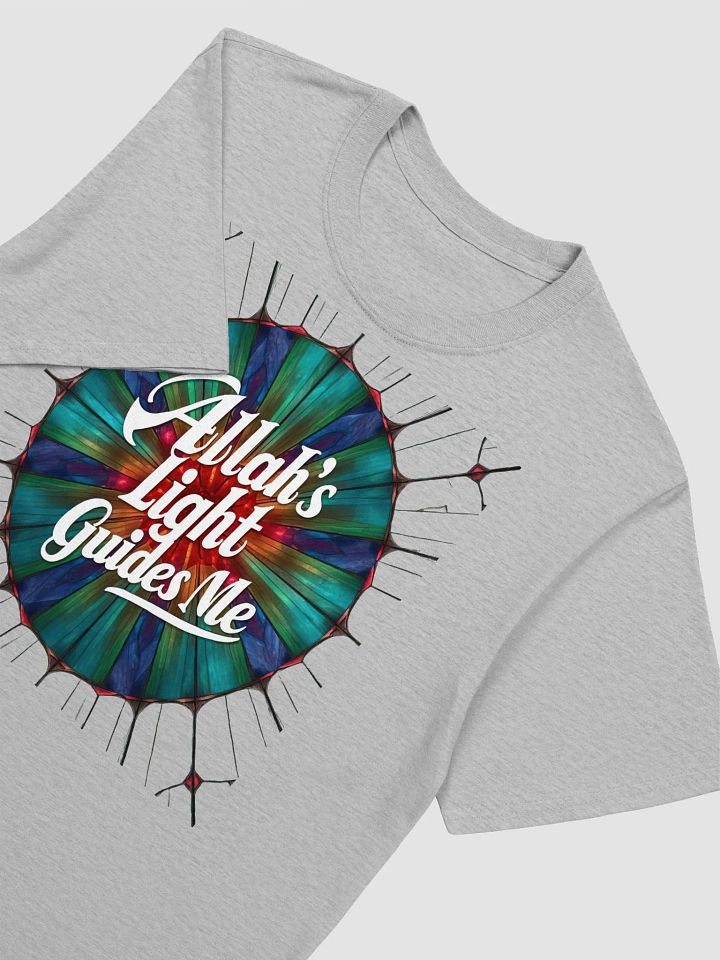Allah’s Light Guides Me - Illuminating and Inspiring Graphic Tee product image (2)