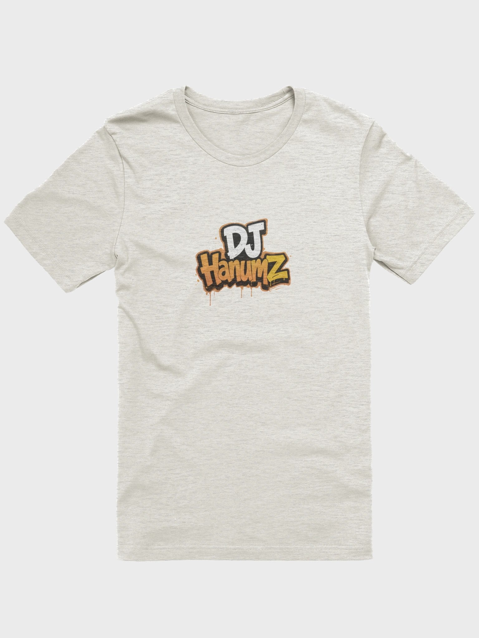 DJ HanumZ Name T-Shirt Heather Grey product image (1)