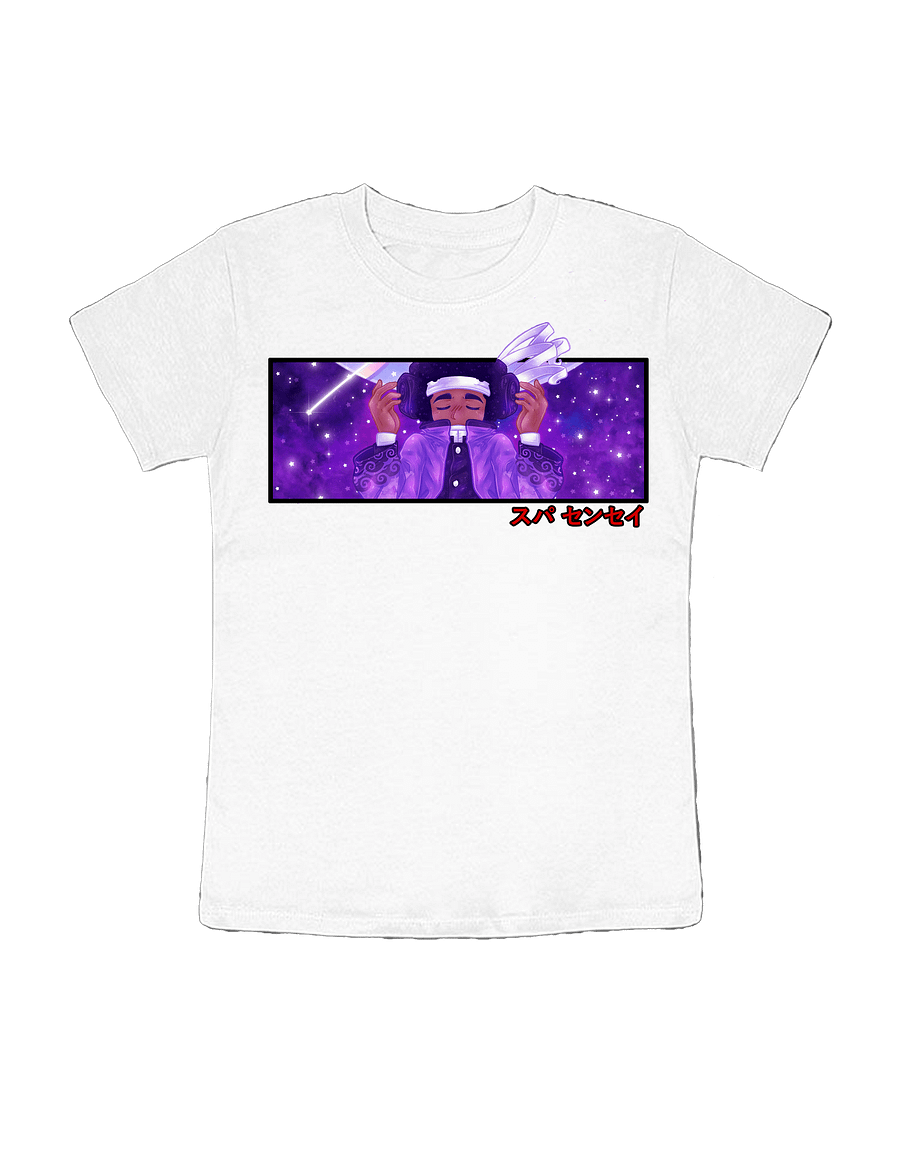 White SupaSensei Galaxy T shirt product image (1)