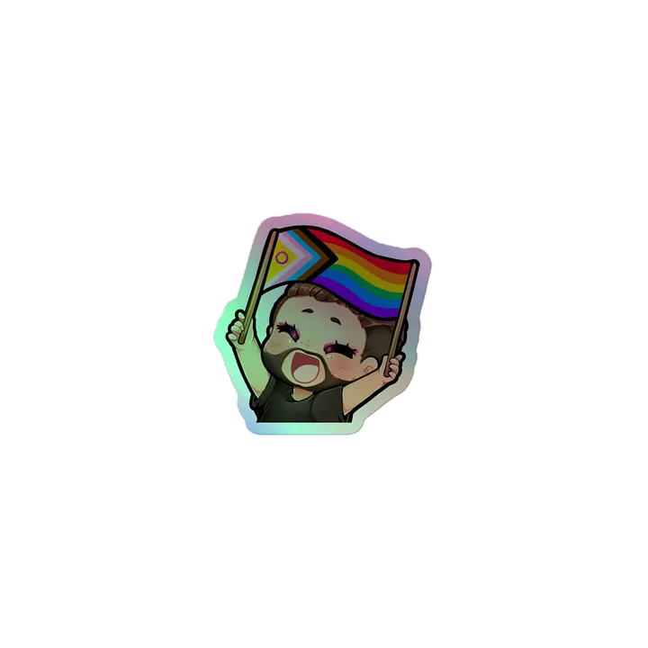 Holographic Pride Sticker product image (1)