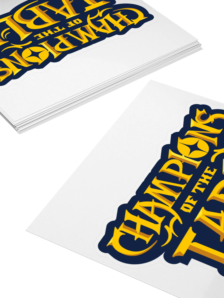 Champions of The Table Sticker product image (11)