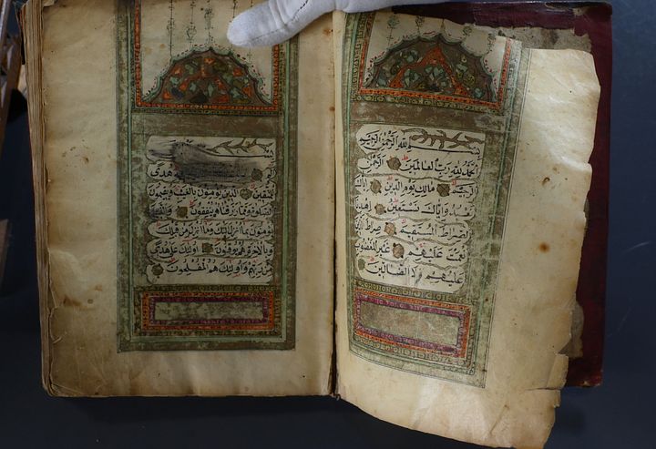 مصحف مخطوط ، مكتوب بخط اليد كامل نسخ في العام 1831 ميلادي product image (2)