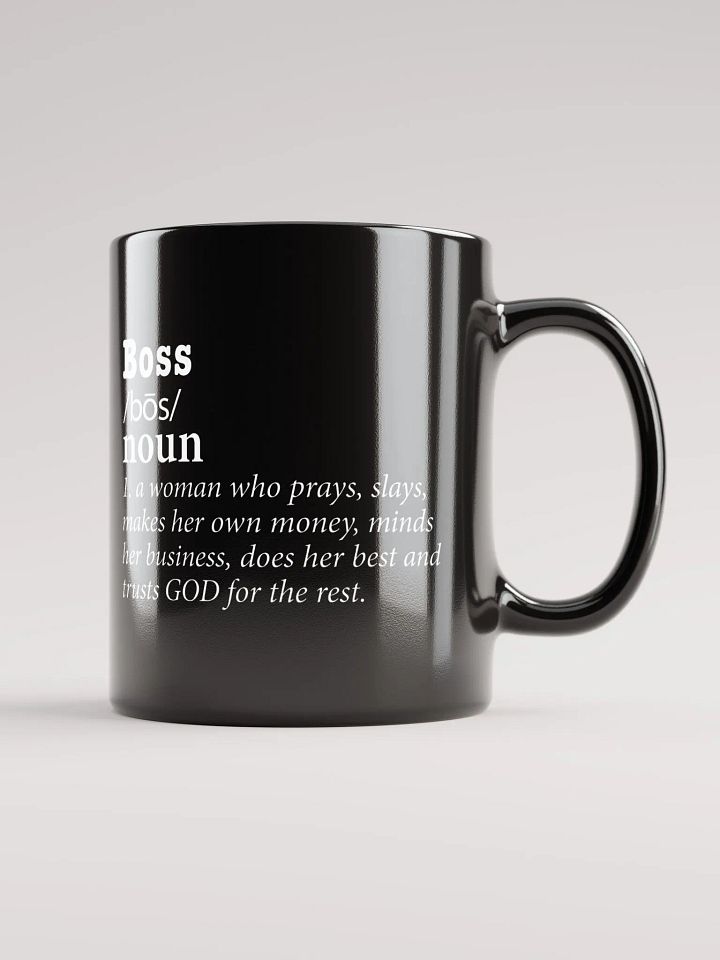 Boss Black Glossy Mug product image (2)